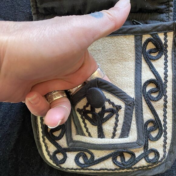 Vintage 90’s Solola Handwoven Wool/Cotton Crossbody Bag. - Picture 3 of 13